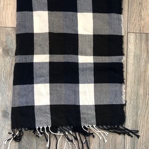 Blue/White/Charcoal Scarf